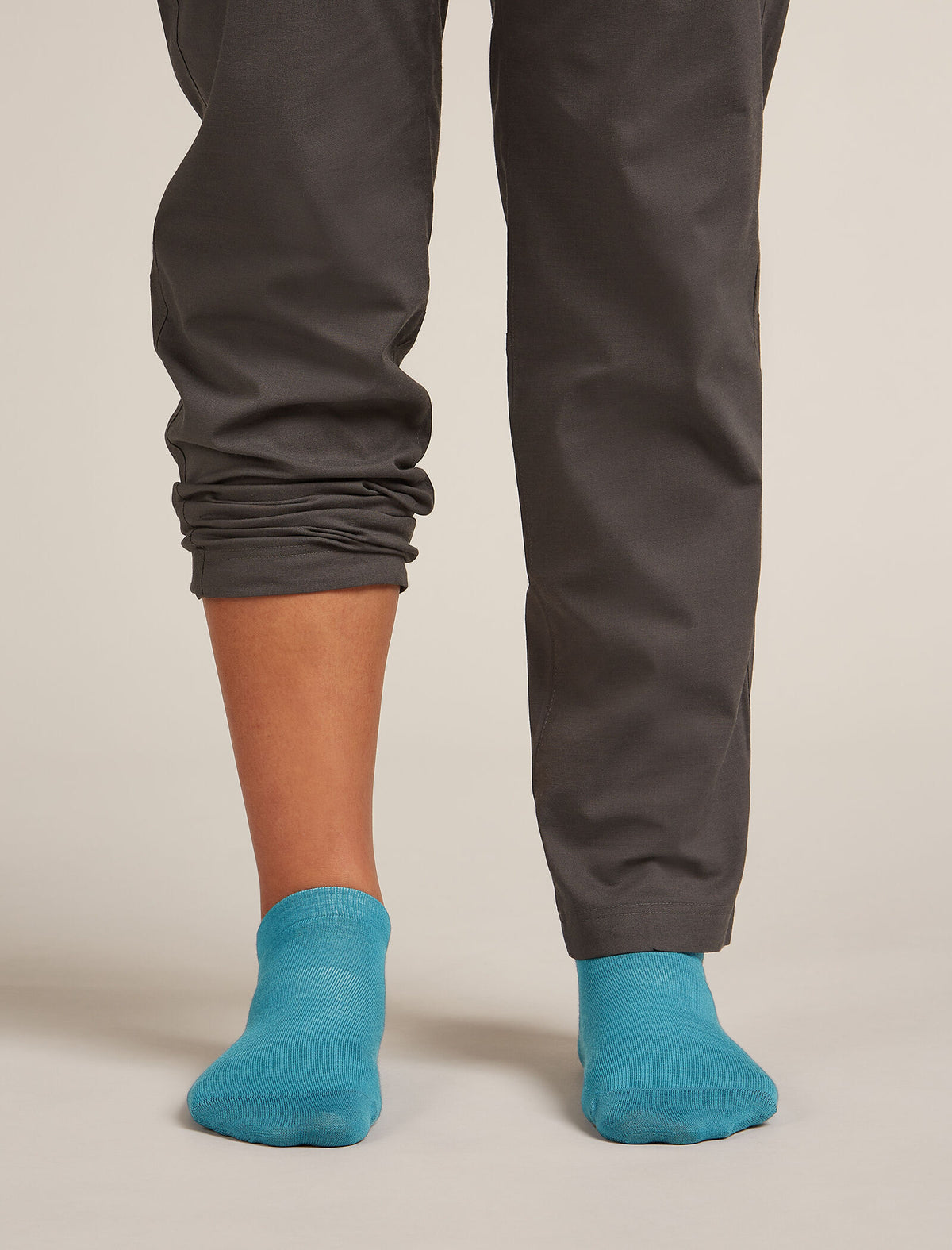 Women's Merino Lifestyle Fine Gauge No Show Socks Topaz/Hydro - 3