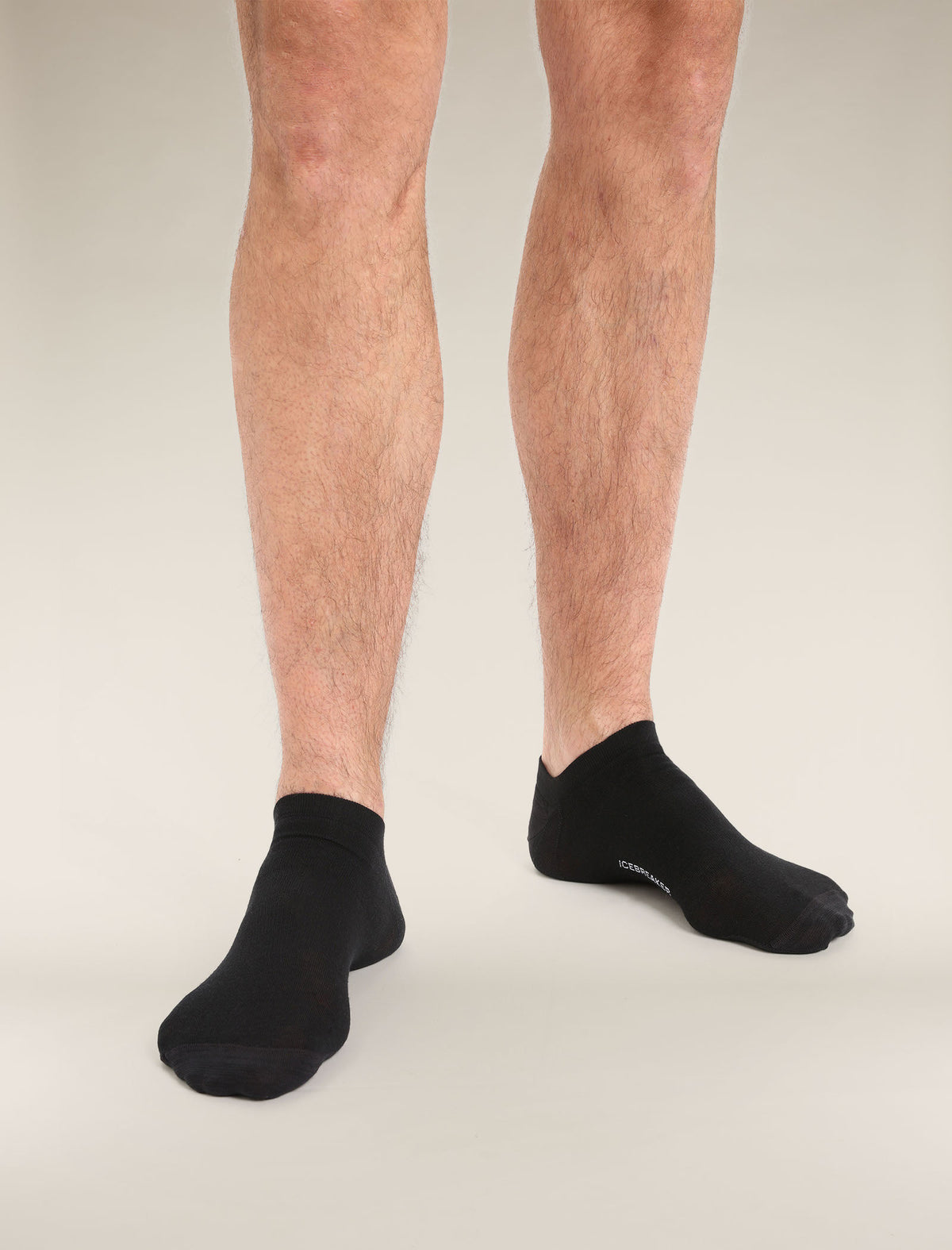 Chaussettes Vie quotidienne invisibles en mérinos Homme Black/Snow - 5