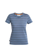 Women's Merino Blend Wave T-Shirt Stripe Dawn/Kyanite - 5