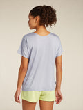 Women's Merino Blend Drayden Reversible Top Grey quartz - 2