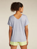 Women's Merino Blend Drayden Reversible Top Grey quartz - 6