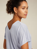 Women's Merino Blend Drayden Reversible Top Grey quartz - 8