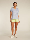 Women's Merino Blend Drayden Reversible Top Grey quartz - 3