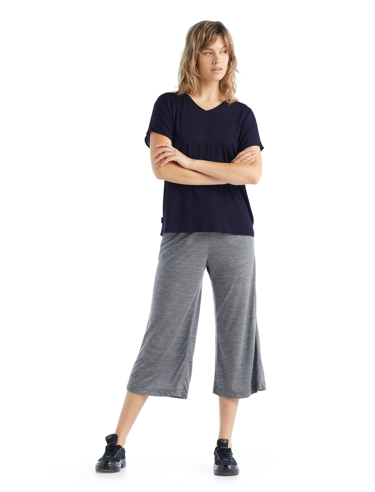 Women's Merino Blend Drayden Reversible Top Glacier - 3