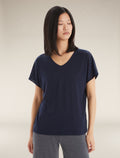 Women's Merino Blend Drayden Reversible Top Glacier - 6
