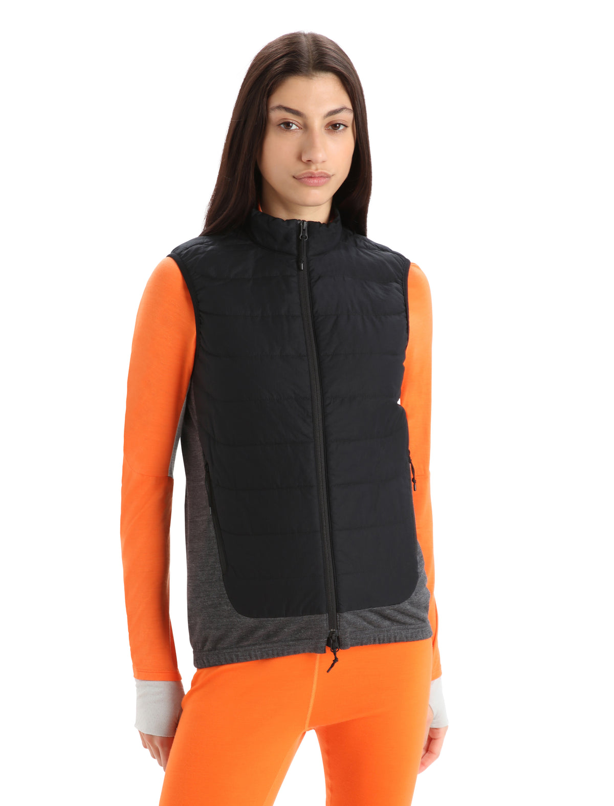 Veste en MerinoLoft™ Femme Black/Jet Heather - 1