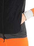 Veste en MerinoLoft™ Femme Black/Jet Heather - 6