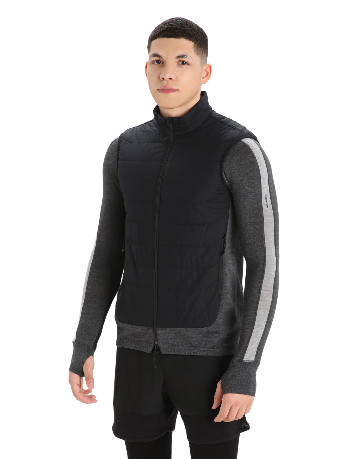 Veste en MerinoLoft™ Homme Black/Jet Heather - 1