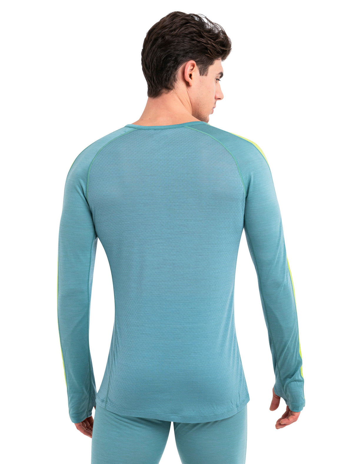 Men's 125 ZoneKnit™ Long Sleeve Crewe Thermal Top Cloud Ray/Hyper - 2
