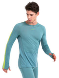 Men's 125 ZoneKnit™ Long Sleeve Crewe Thermal Top Cloud Ray/Hyper - 4