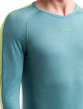 Men's 125 ZoneKnit™ Long Sleeve Crewe Thermal Top Cloud Ray/Hyper - 5