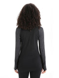 Women's 125 ZoneKnit™ Long Sleeve Crewe Thermal Top Jet Heather/Black - 3