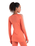 Women's 125 ZoneKnit™ Long Sleeve Crewe Thermal Top Tang/Praline - 2
