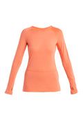 Women's 125 ZoneKnit™ Long Sleeve Crewe Thermal Top Tang/Praline - 6