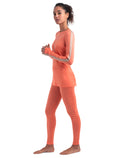 Women's 125 ZoneKnit™ Long Sleeve Crewe Thermal Top Tang/Praline - 4