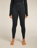 Women's Merino Blend 125 ZoneKnit™ Thermal Leggings Black - 1