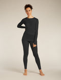 Women's Merino Blend 125 ZoneKnit™ Thermal Leggings Black - 3