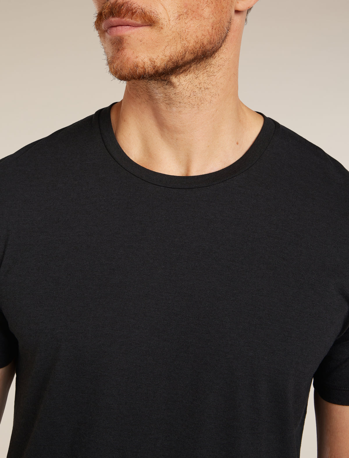 T-Shirt Central en mélange de mérinos Men's Black - 7