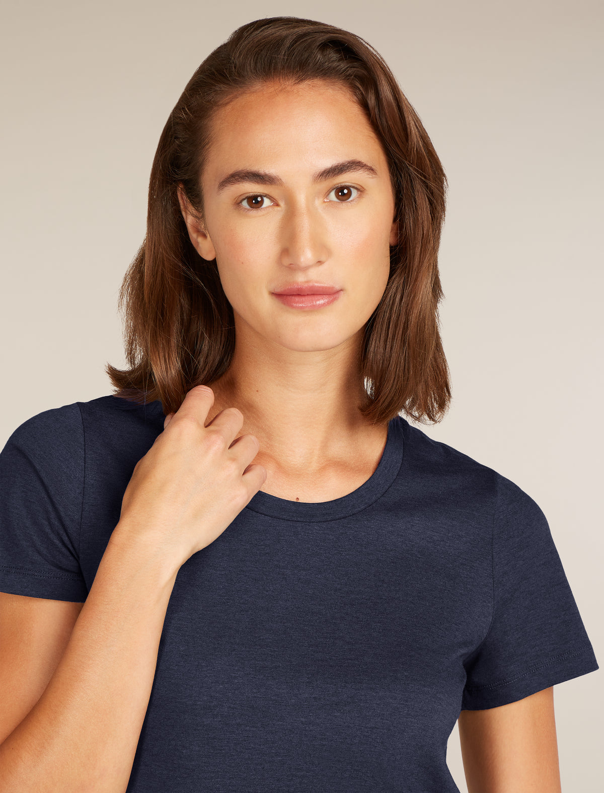 T-shirt Central Classic en mélange de mérinos Women's Monsoon - 7