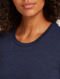 T-shirt Central Classic en mélange de mérinos Women's Midnight Navy - 5