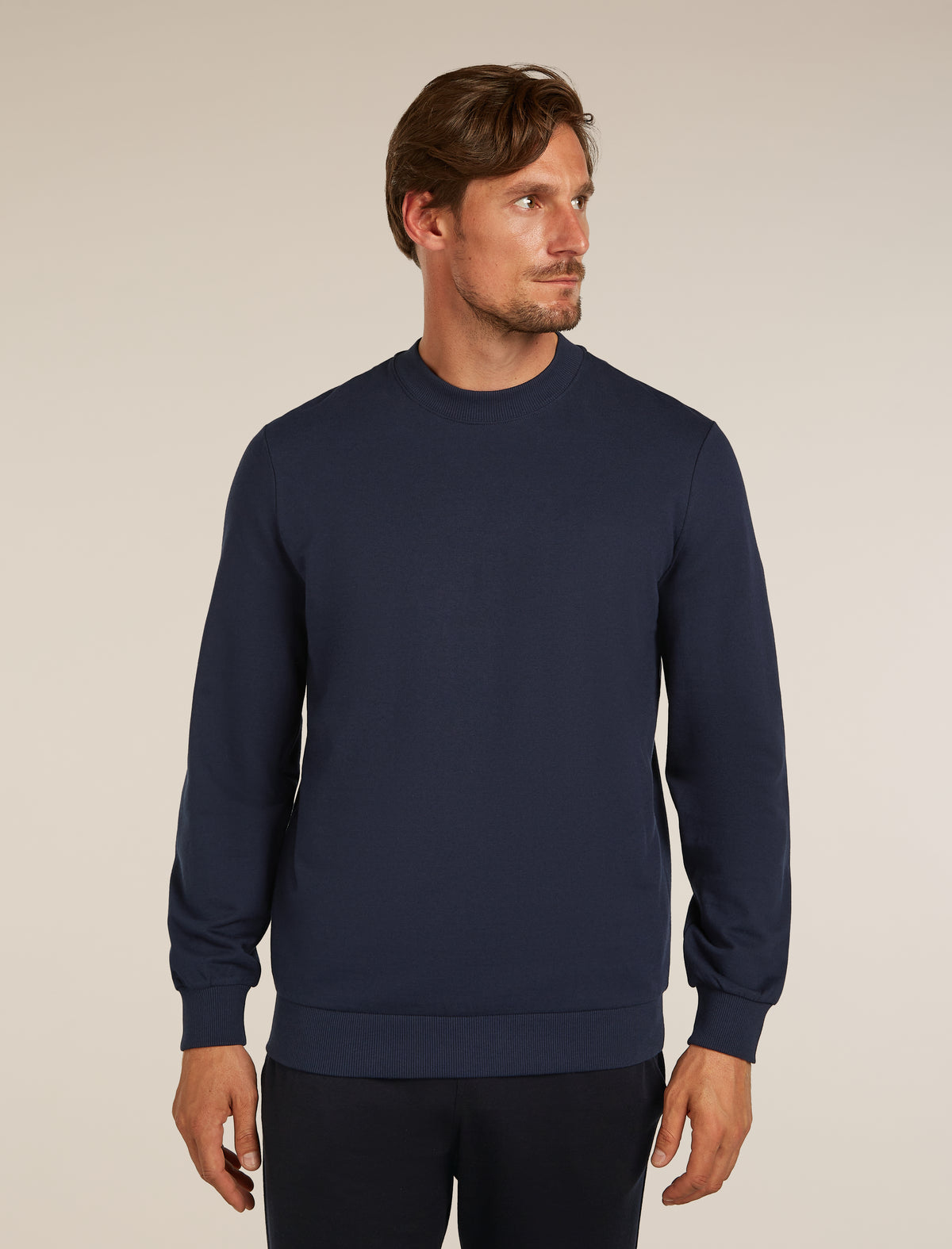 Men's Central Long Sleeve Sweatshirt Midnight Navy - 1