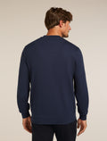 Men's Central Long Sleeve Sweatshirt Midnight Navy - 2
