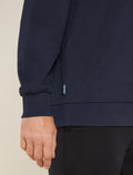 Men's Central Long Sleeve Sweatshirt Midnight Navy - 7