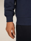 Men's Central Long Sleeve Sweatshirt Midnight Navy - 8