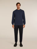 Men's Central Long Sleeve Sweatshirt Midnight Navy - 3