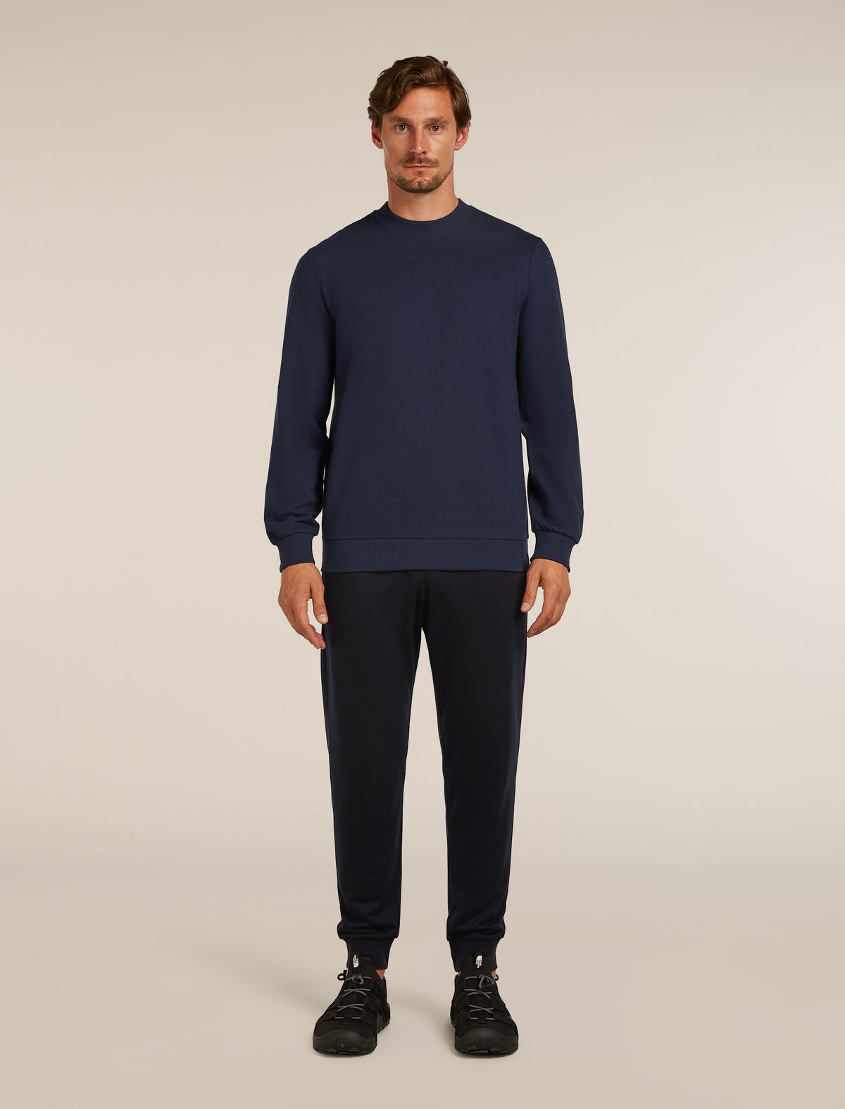 Men's Central Long Sleeve Sweatshirt Midnight Navy - 3
