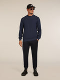 Men's Central Long Sleeve Sweatshirt Midnight Navy - 4