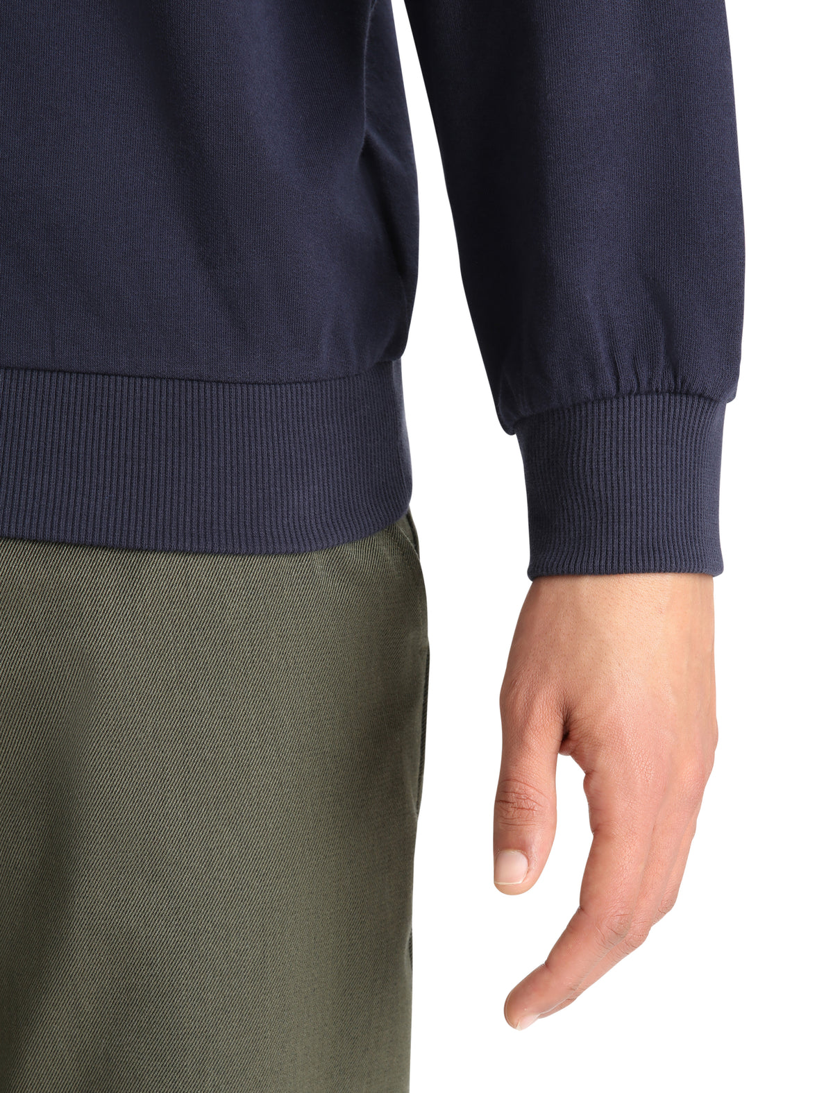 Men's Central Long Sleeve Sweatshirt Midnight Navy - 5