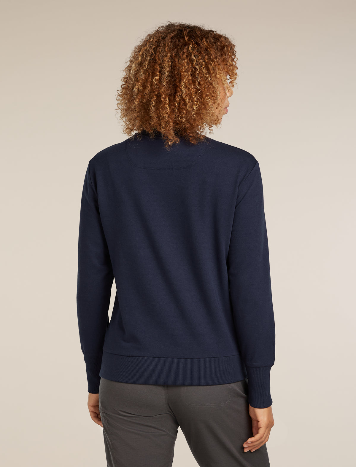 Women's Central Long Sleeve Sweatshirt Midnight Navy - 2