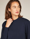 Women's Central Long Sleeve Sweatshirt Midnight Navy - 6