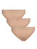 Women's Merino Siren Bikini Briefs 3 Pack Praline - 1