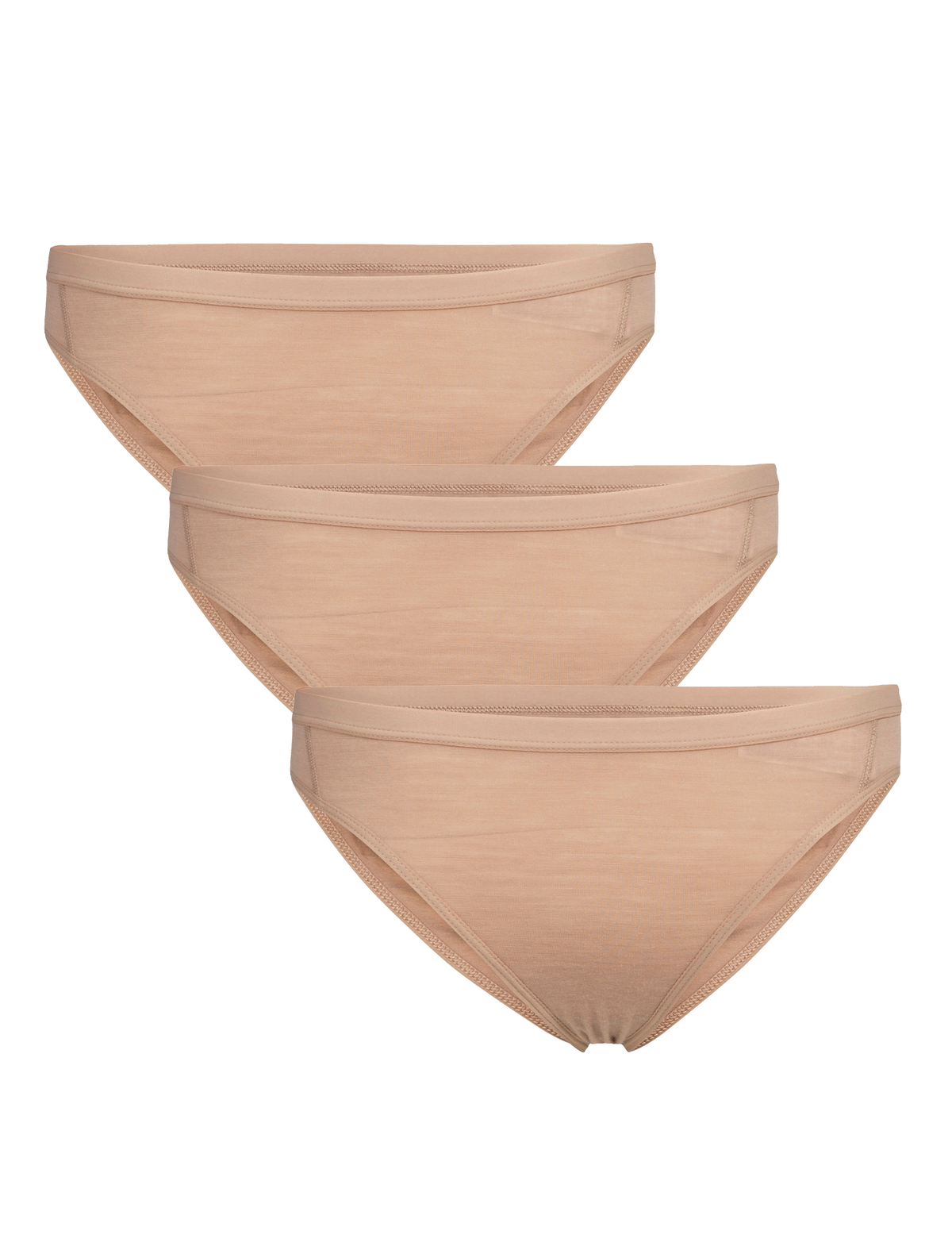 Women's Merino Siren Bikini Briefs 3 Pack Praline - 1