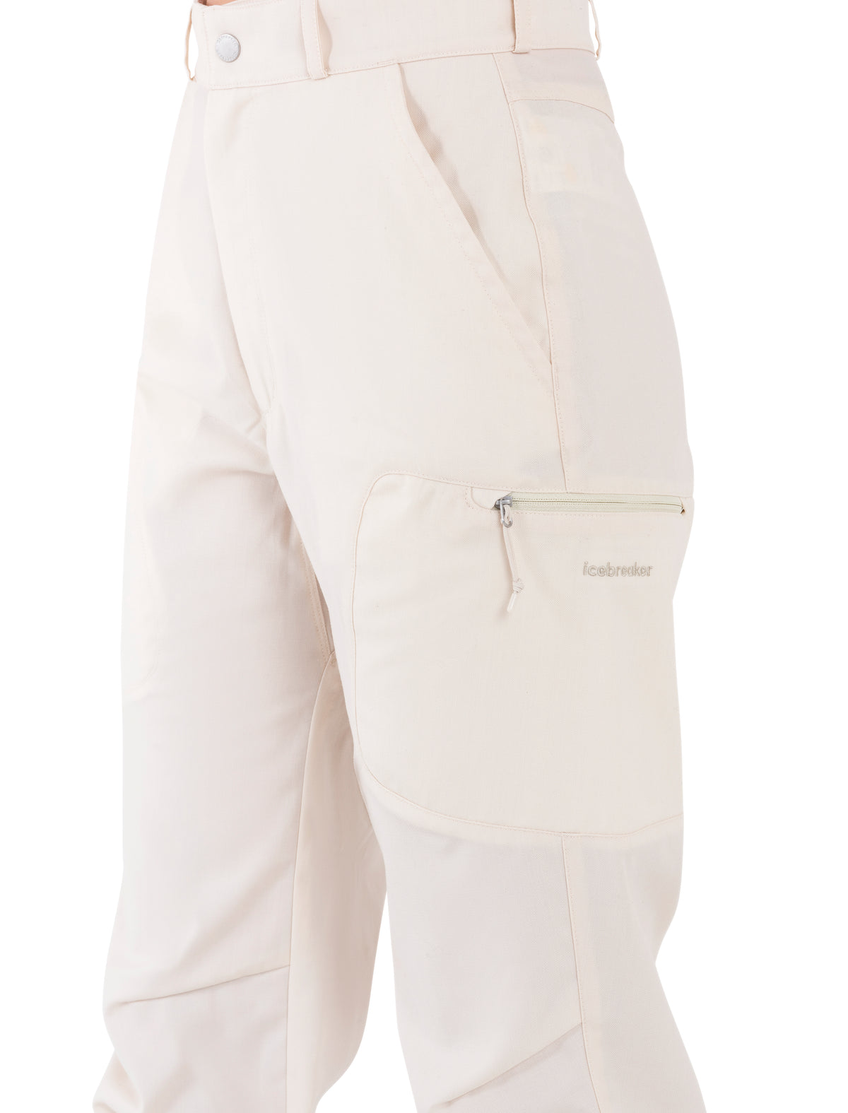 Pantalon de randonnée en mérinos Femme Chalk - 3