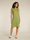 Women's Merino Granary Sleeveless Dress Olive - 3