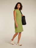 Women's Merino Granary Sleeveless Dress Olive - 4