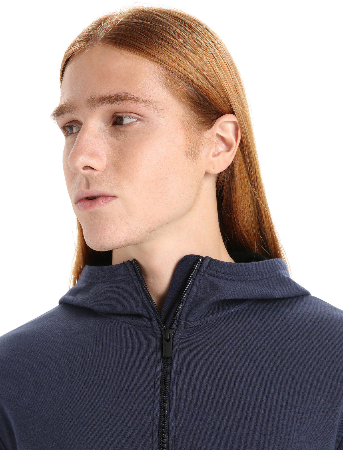 Men's Central Classic Long Sleeve Zip Hoodie Glacier - 4