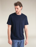 Men's Merino Linen Short Sleeve T-Shirt Glacier - 1