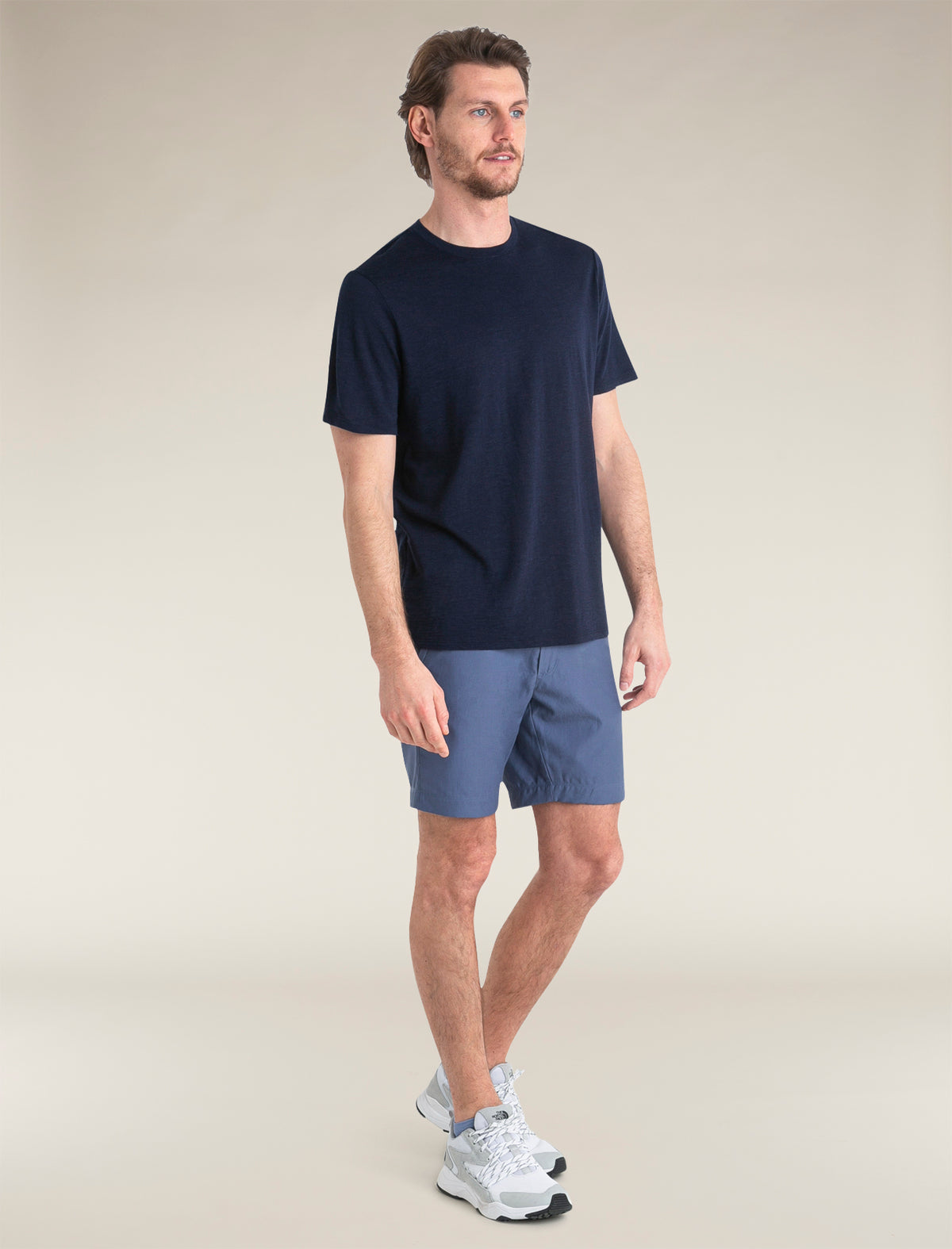 Men's Merino Linen Short Sleeve T-Shirt Glacier - 3