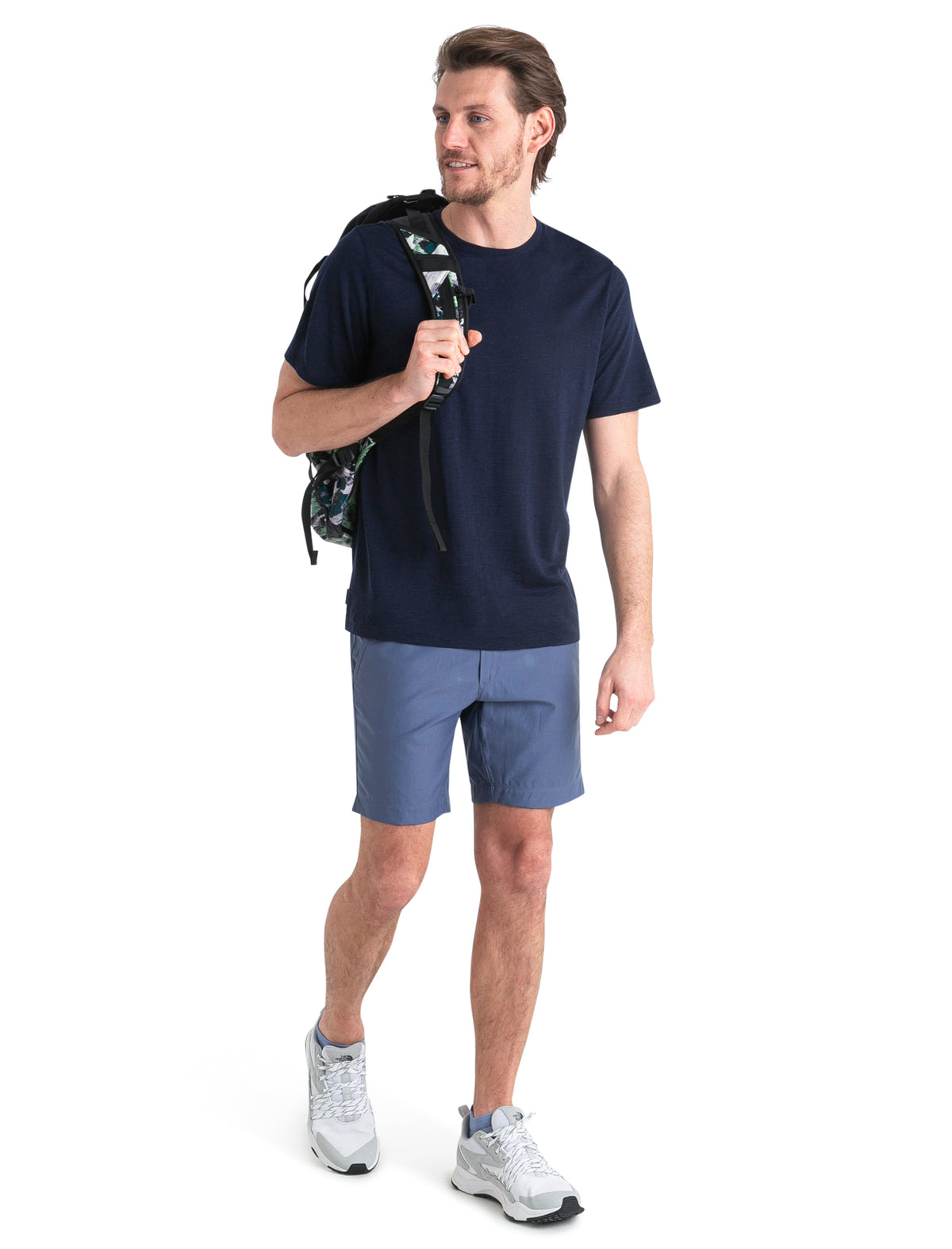 Men's Merino Linen Short Sleeve T-Shirt Glacier - 4