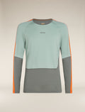 Men's Merino 200 Sonebula Long Sleeve Crewe Thermal Top Galaxy/Moss - 10