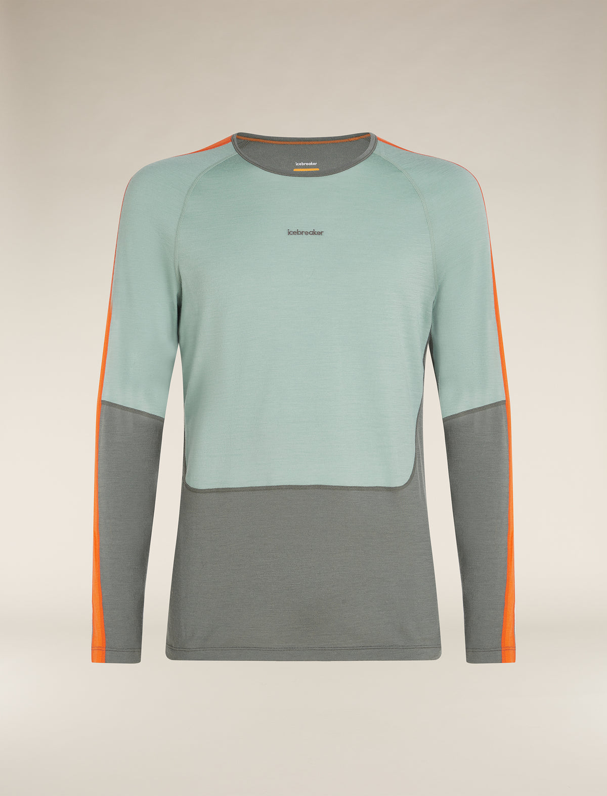 Men's Merino 200 Sonebula Long Sleeve Crewe Thermal Top Galaxy/Moss - 9