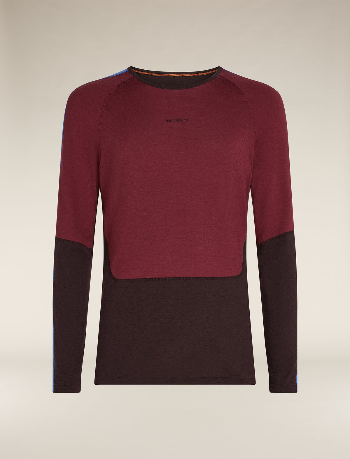 Men's Merino 200 Sonebula Long Sleeve Crewe Thermal Top Bittersweet/Port - 8