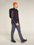 Men's Merino 200 Sonebula Long Sleeve Crewe Thermal Top Bittersweet/Port - 4