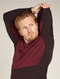 Men's Merino 200 Sonebula Long Sleeve Crewe Thermal Top Bittersweet/Port - 6