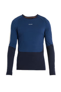 Men's Merino 200 Sonebula Long Sleeve Crewe Thermal Top Midnight Navy/Royal Navy - 5