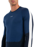 Men's Merino 200 Sonebula Long Sleeve Crewe Thermal Top Midnight Navy/Royal Navy - 4